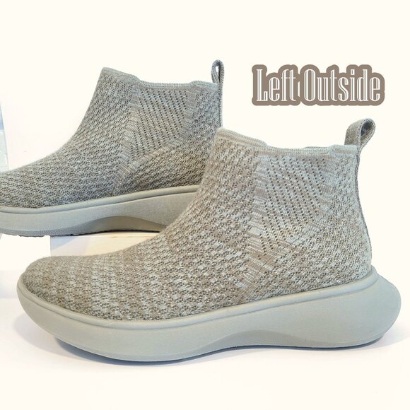 Vivaia Size 5 Women's Green Water Repellent Wool Ankle Urban Chelsea Boot - Picture 2 of 10